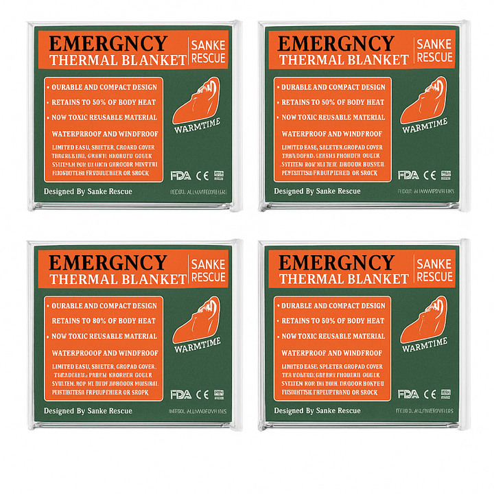 Emergency Thermal Blanket – Mylar Survival Heat Retention Foil