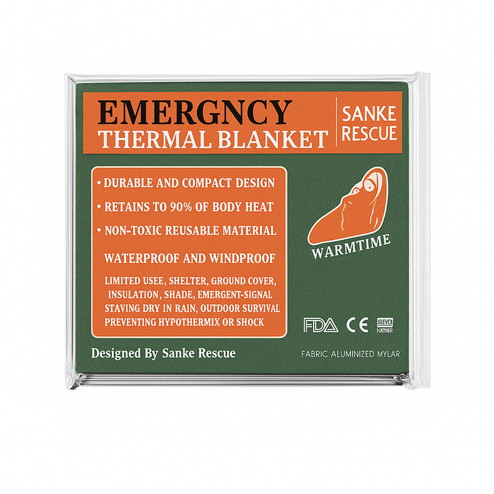 Emergency Thermal Blanket – Mylar Survival Heat Retention Foil