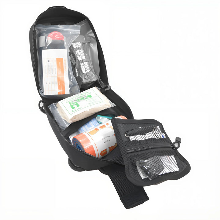 Military IFAK First Aid Kit – Outdoor Survival Trauma Pack with Molle Pouch, Tourniquet & Israeli Bandage