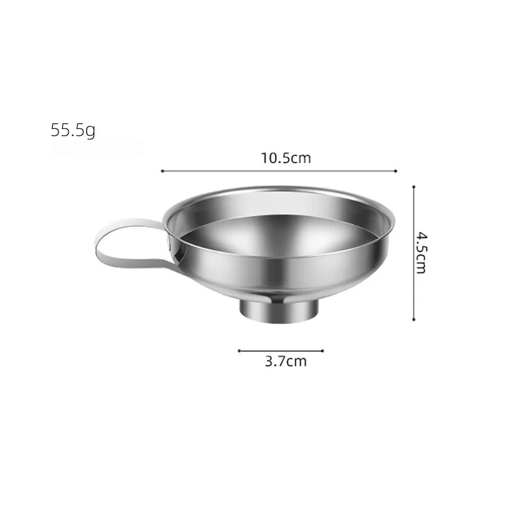 Stainless Steel Wide Mouth Canning Funnel – Small & Large Sizes
