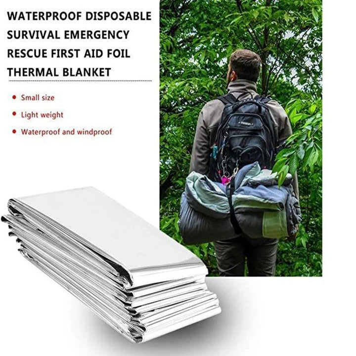 Emergency Thermal Blanket – Mylar Survival Heat Retention Foil