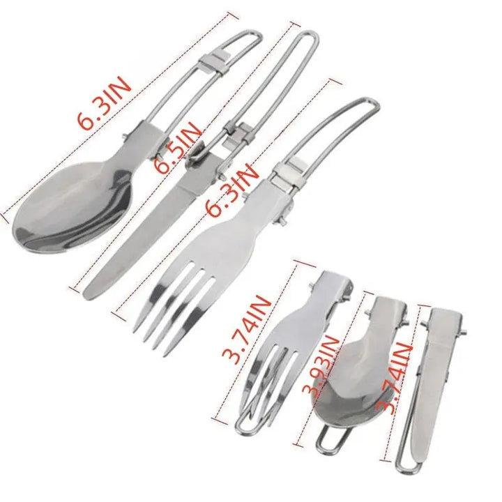 Portable Camping Cookware Set – Lightweight Backpacking Cooking Kit with Pots & Storage Bag
