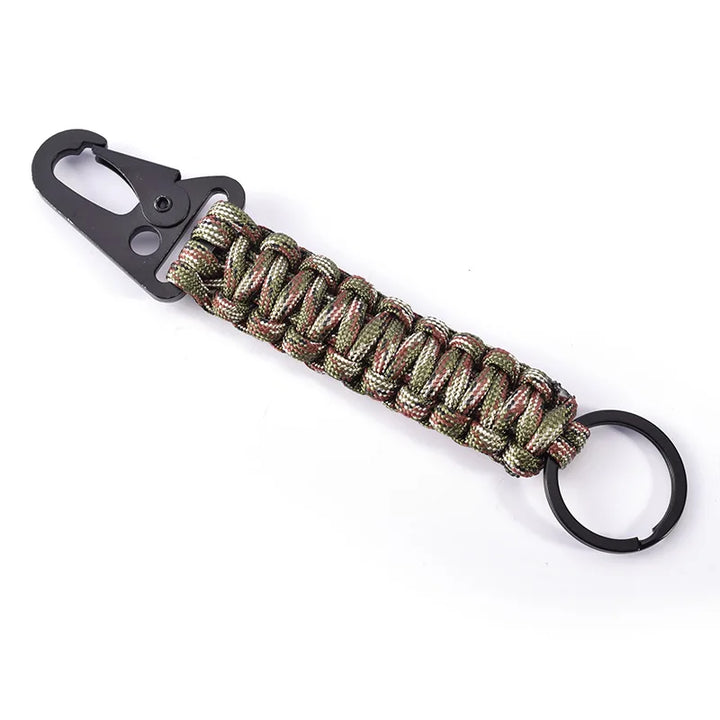 Survival Paracord Keychain – Emergency EDC Tool with Lanyard Loop