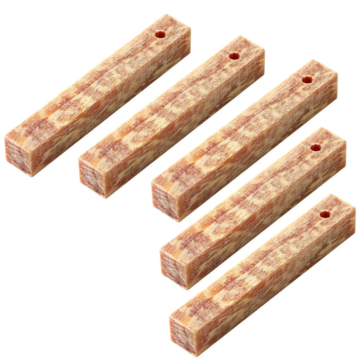 Fatwood Firestarter Stick – Rosin-Rich Pine Kindling for Camping, BBQ & Emergency Fires (1pc / 5pcs)