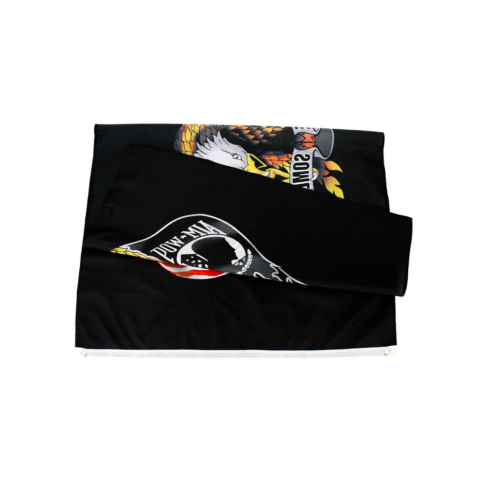 3×5 ft US Army & POW MIA Eagle Flag – Patriotic Tribute Banner for Veterans & Memorial Display