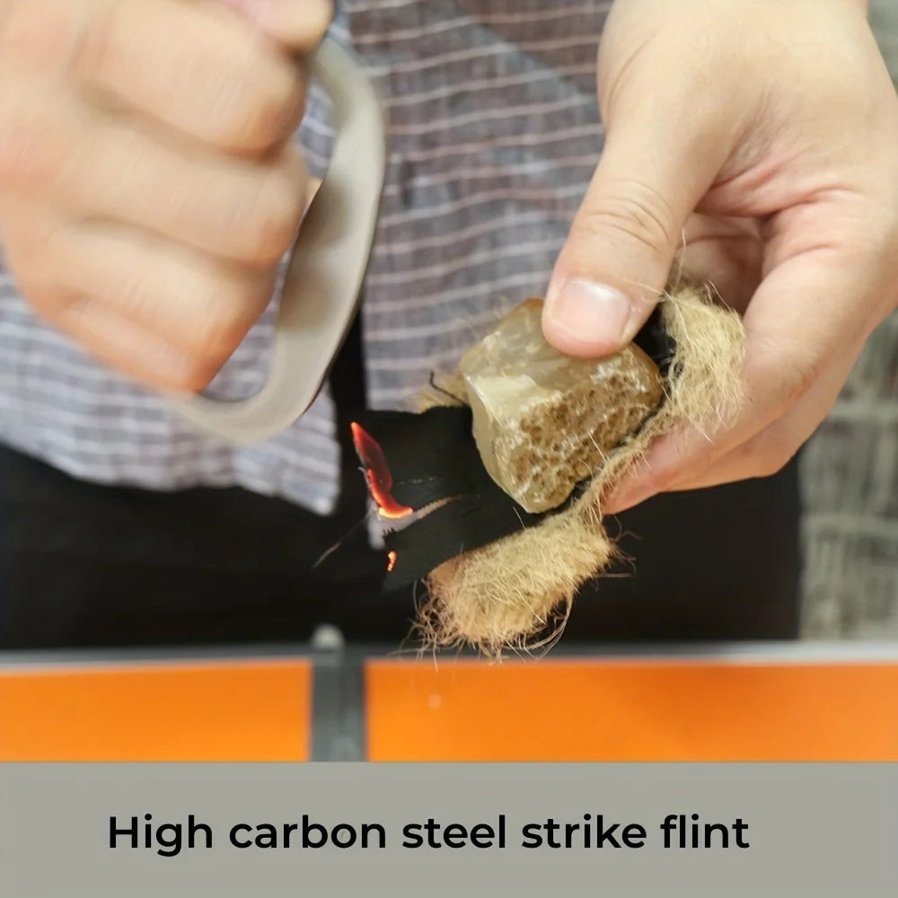 High Carbon Steel Flint Striker – Traditional Fire Starter