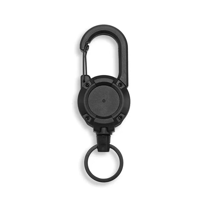 Retractable Steel Wire Carabiner Keychain – Heavy Duty Clip Tool (Single or 5-Pack)