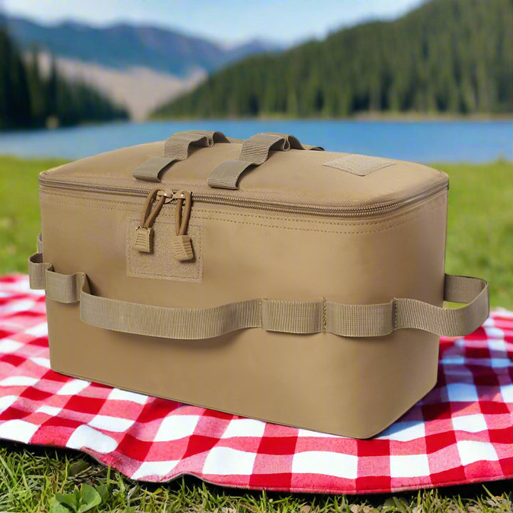 Tactical Survival Gear Storage Bag – Gas Canister & Tool Organizer for Bugout and Field Use