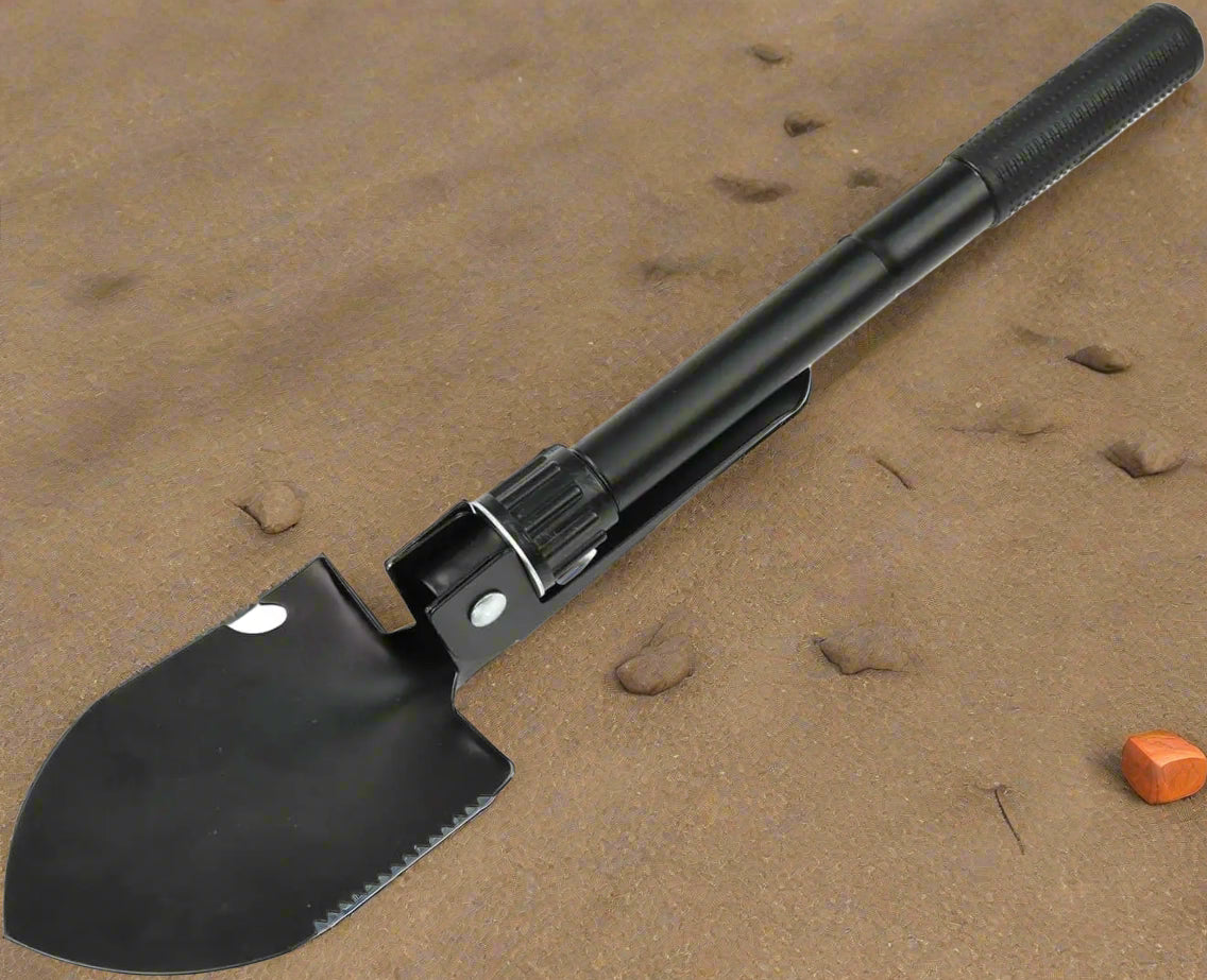 Tactical Folding Survival Shovel – Military Engineer Multi-Tool for Camping, Digging & Defense