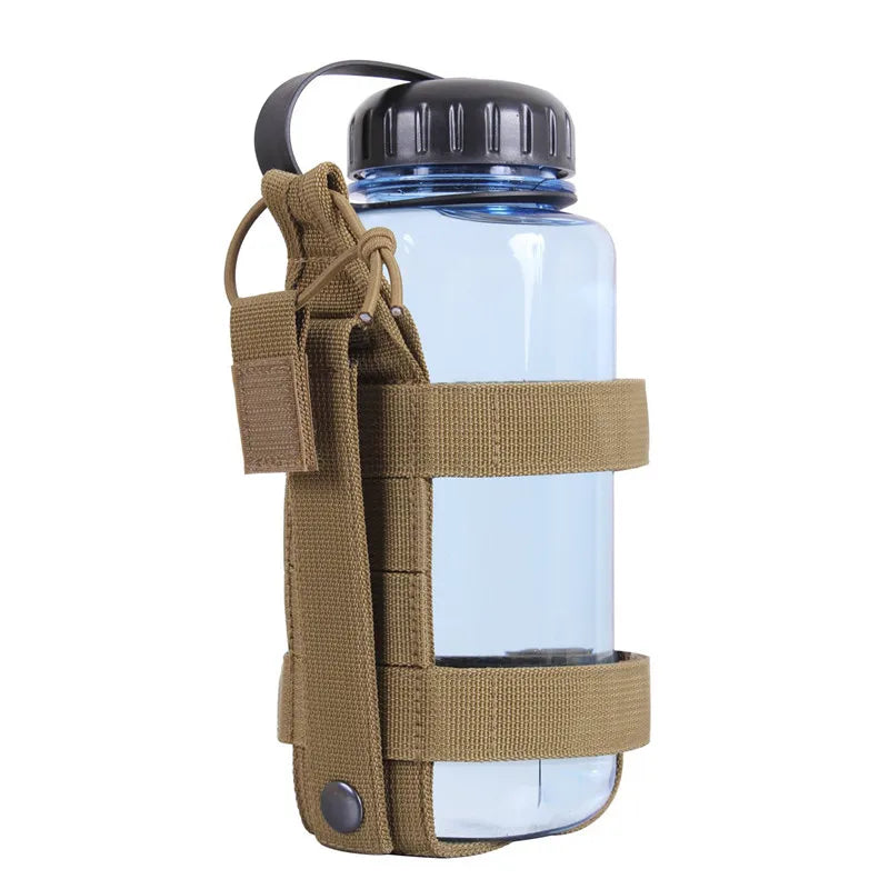 MOLLE Water Bottle Carrier – Adjustable Military-Grade Pouch for Outdoor Travel & Hikin