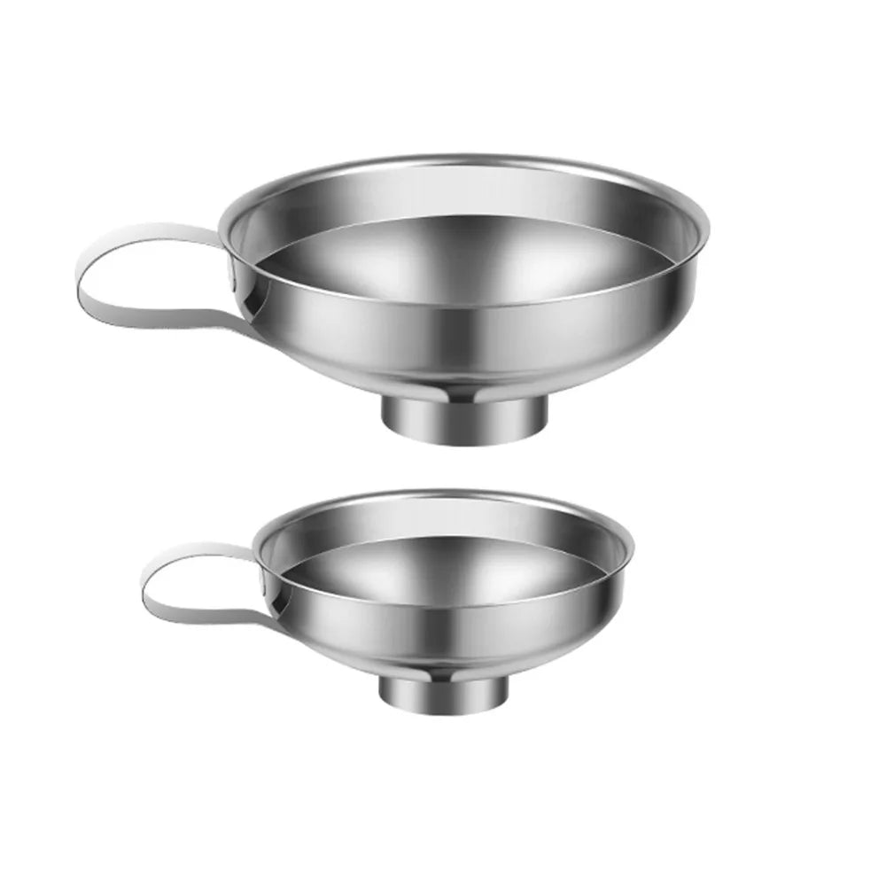 Stainless Steel Wide Mouth Canning Funnel – Small & Large Sizes