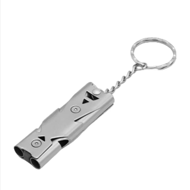 BlastWhistle – Dual-Tube Stainless Steel Emergency Signal Whistle