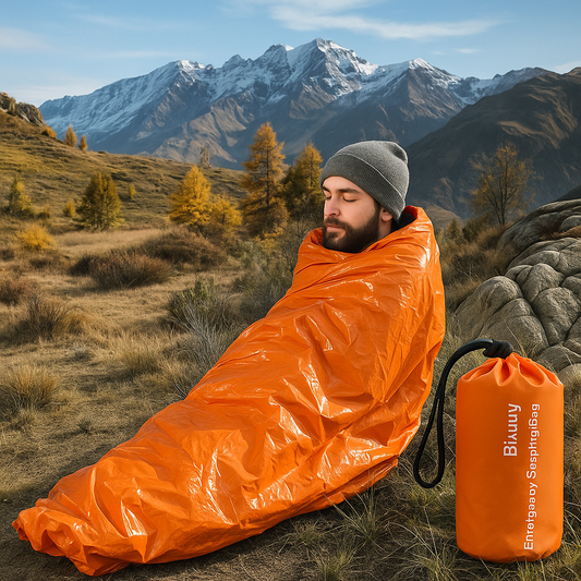 Stealth Thermal Survival Sleeping Bag – Reusable Waterproof Emergency Bivy
