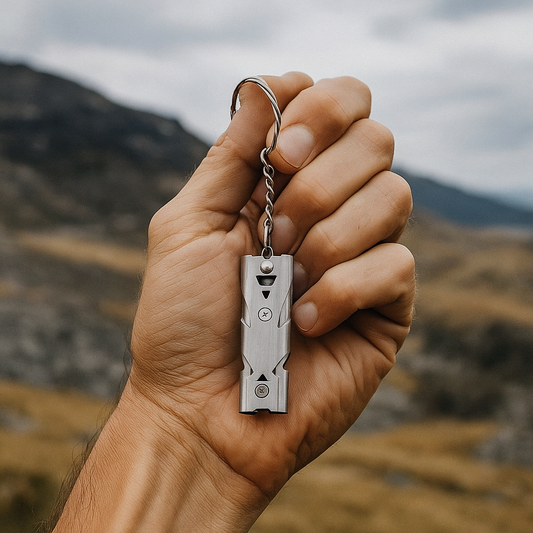 BlastWhistle – Dual-Tube Stainless Steel Emergency Signal Whistle