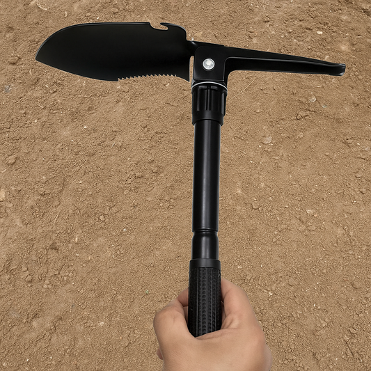 Tactical Folding Survival Shovel – Military Engineer Multi-Tool for Camping, Digging & Defense