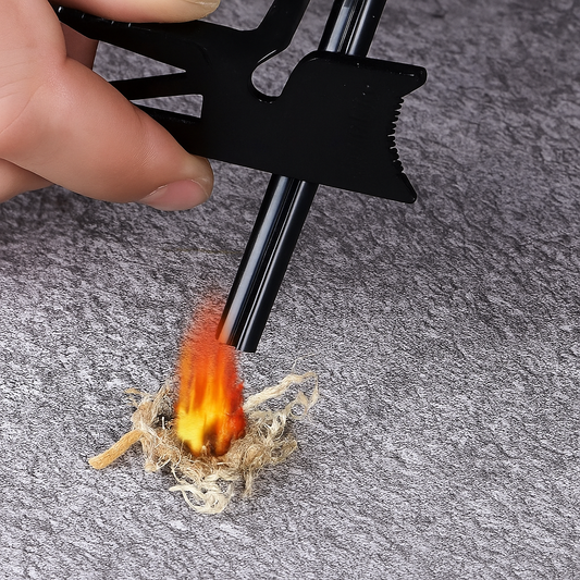 Fatwood Firestarter Stick – Rosin-Rich Pine Kindling for Camping, BBQ & Emergency Fires (1pc / 5pcs)