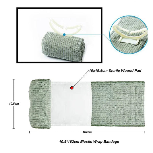 Israeli Bandage – Tactical Trauma Compression Dressing (4” or 6”)