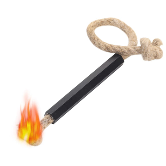 Natural Hemp Fire Starter Rope – Waterproof Tinder Cord for Camping, Hiking & Wood Stoves