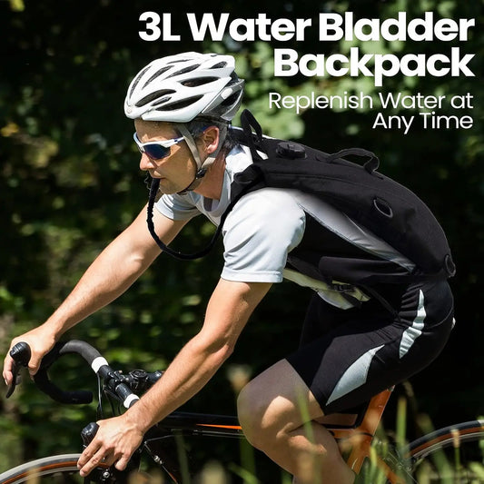 Sport Hydration Pack – Waterproof Nylon Backpack with Built-In Bladder
