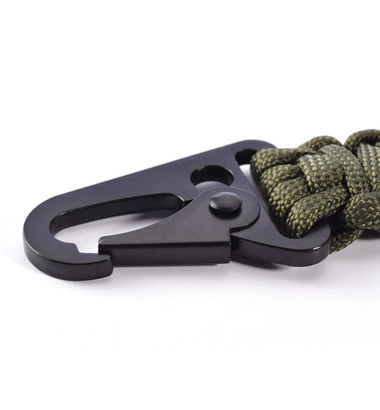 Survival Paracord Keychain – Emergency EDC Tool with Lanyard Loop