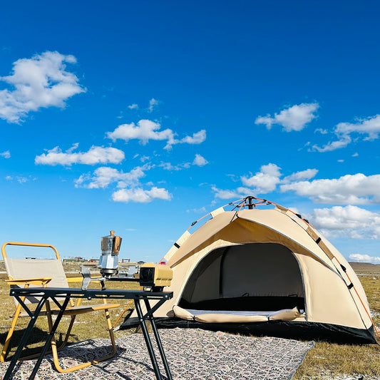 4-Person Automatic Pop-Up Tent – Rainproof & Sun-Proof Shelter for Camping, Beach, or Fishing
