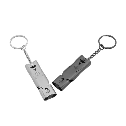 BlastWhistle – Dual-Tube Stainless Steel Emergency Signal Whistle