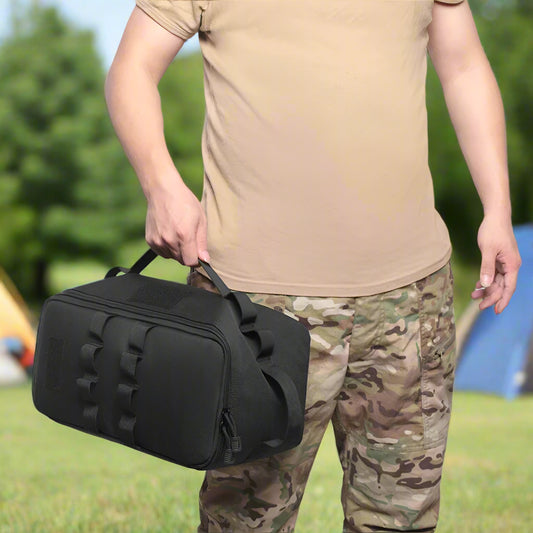 Tactical Survival Gear Storage Bag – Gas Canister & Tool Organizer for Bugout and Field Use