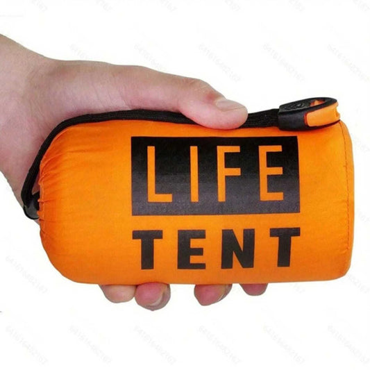 2-Person Emergency Mylar Survival Tent – Waterproof, Windproof, Heat-Retaining Shelte