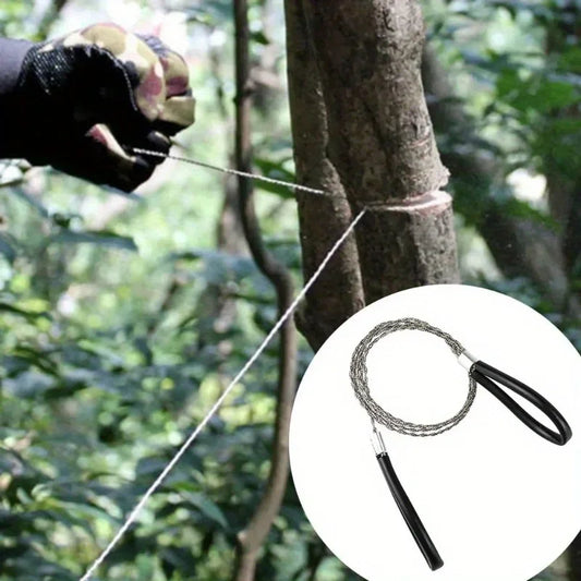 Hand-Pulled Wire Saw – German Stainless Steel Survival Cutter