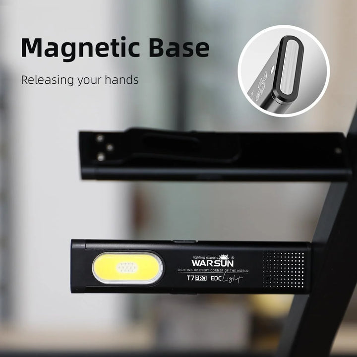 Warsun 600Lm Mini LED Keychain Flashlight – USB-C Rechargeable